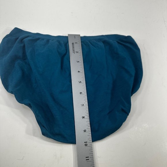 Yummie Women's One Size Fits Small To XL Panty Brief Hi Cut Outlast Blue New - Picture 8 of 8